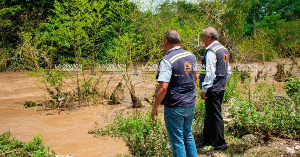 Monitorea PC Poza Rica nivel del río Cazones y realiza recorridos