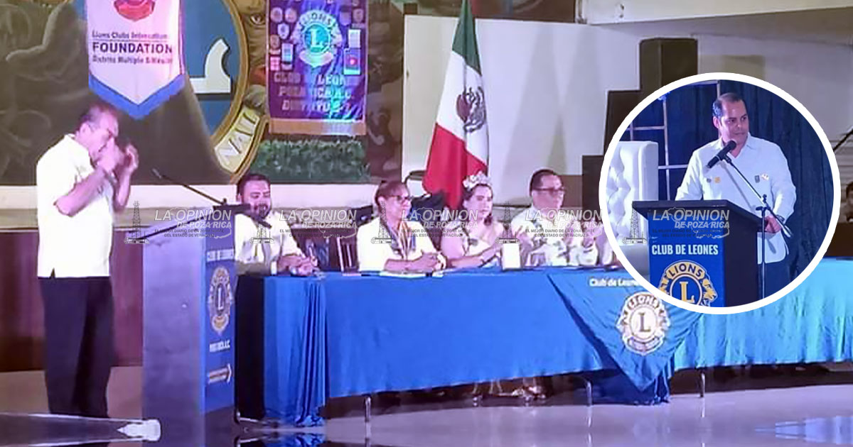 Nombran nueva directiva del Club de Leones Poza Rica