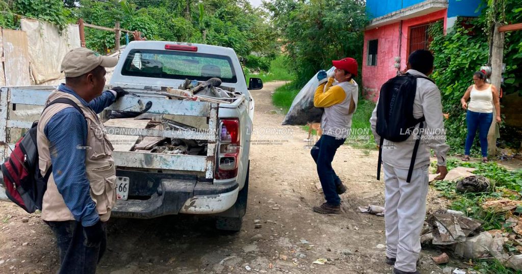 Destruyen más de veinte toneladas de cacharros en La Morelos