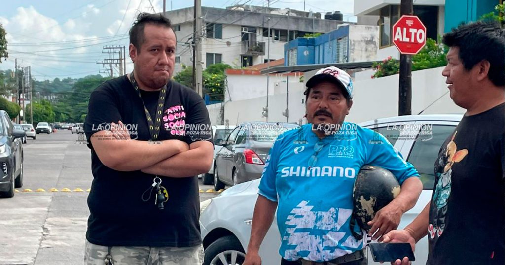 Incidente vehicular provoca tensión en Poza Rica