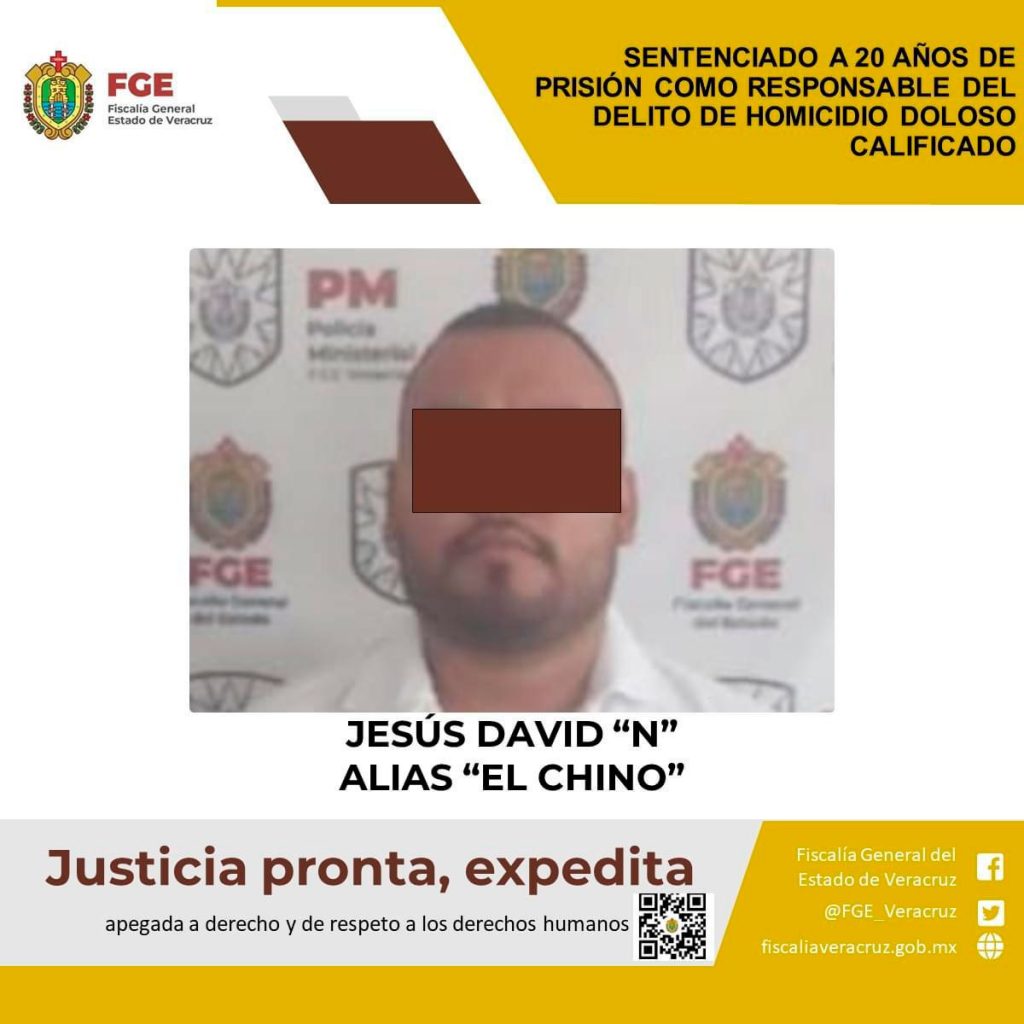 Sentenciado a 20 años de prisión por homicidio