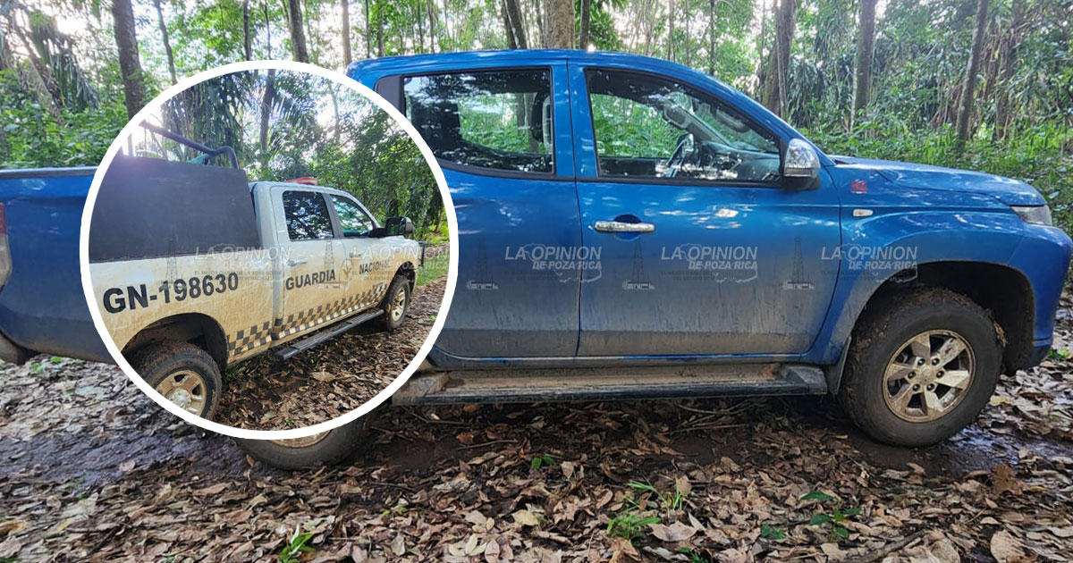 Recupera SSP dos camionetas con reporte de robo en Tezonapa