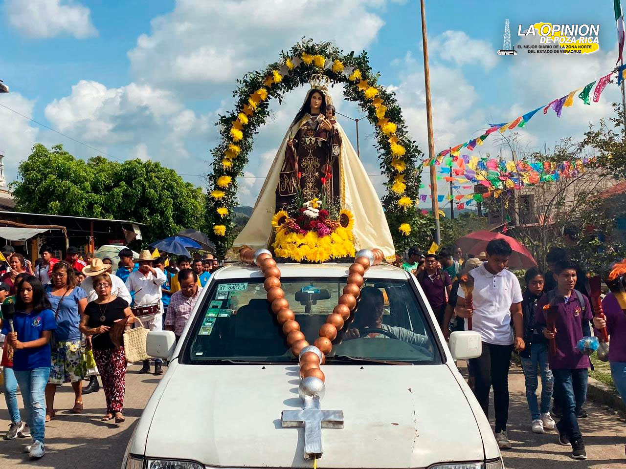 Celebran a la Virgen del Carmen en Agua Dulce