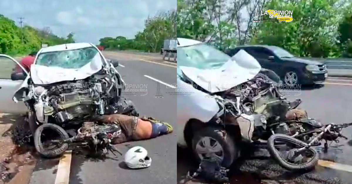 Fueron tres muertos en el Choque en Tampico Alto
