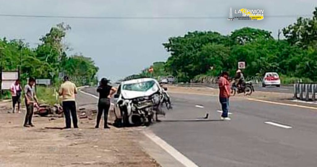 Fueron tres muertos en el Choque en Tampico Alto