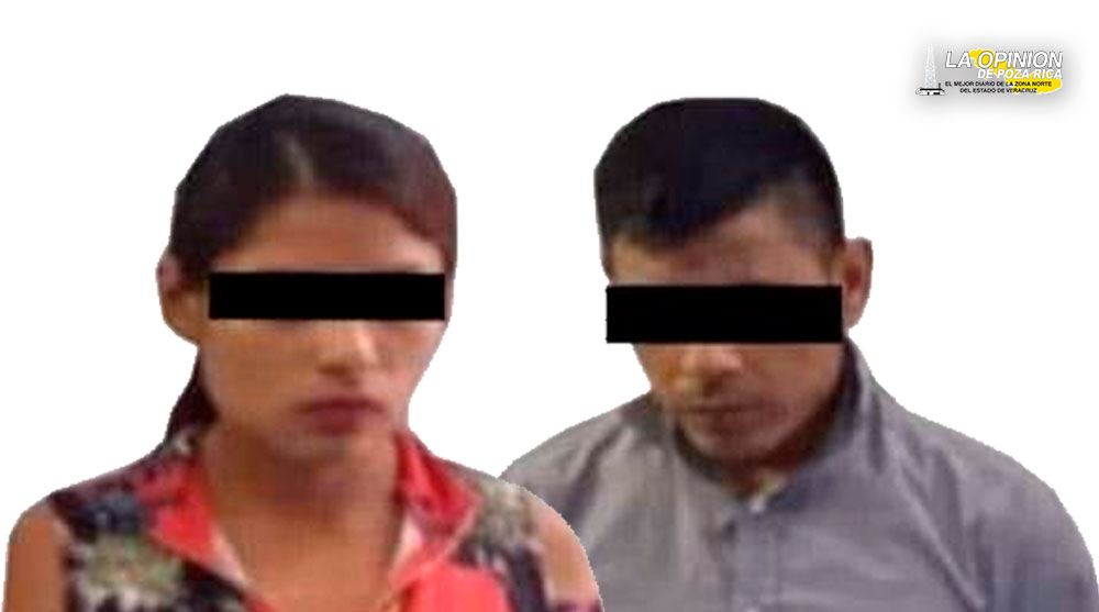 Cae una pareja con40 dosis de cristal