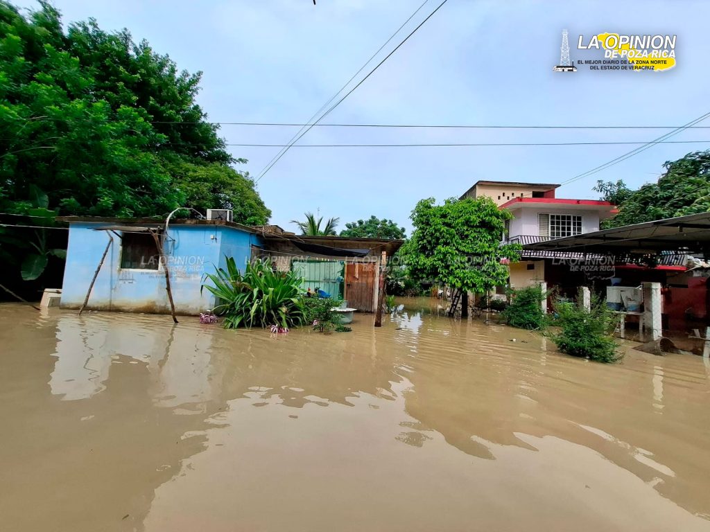 Colonias y ejidos, otra vez bajo el agua