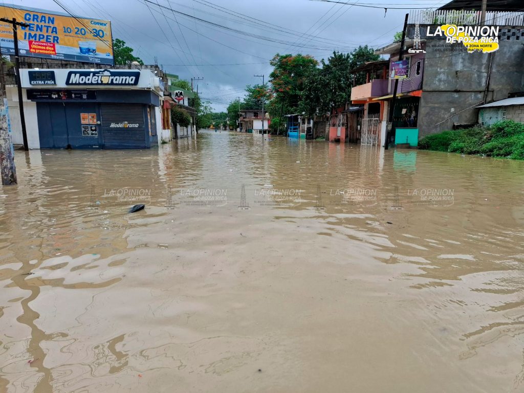 Colonias y ejidos, otra vez bajo el agua