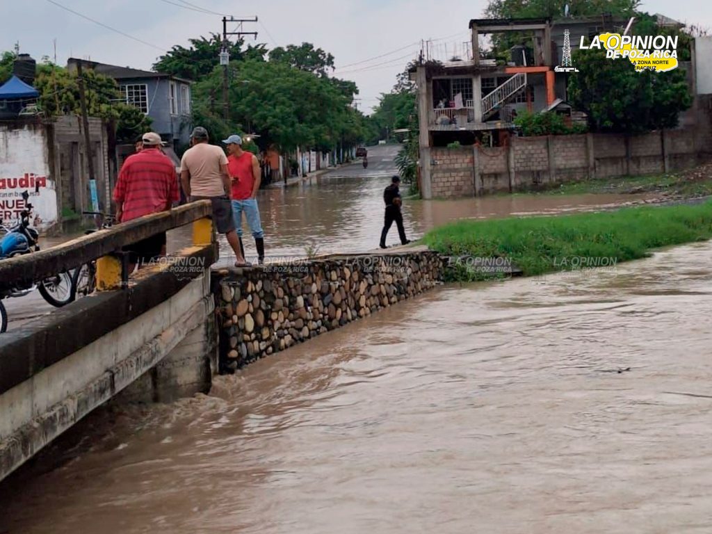 Colonias y ejidos, otra vez bajo el agua