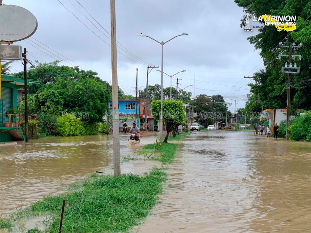 Colonias y ejidos, otra vez bajo el agua