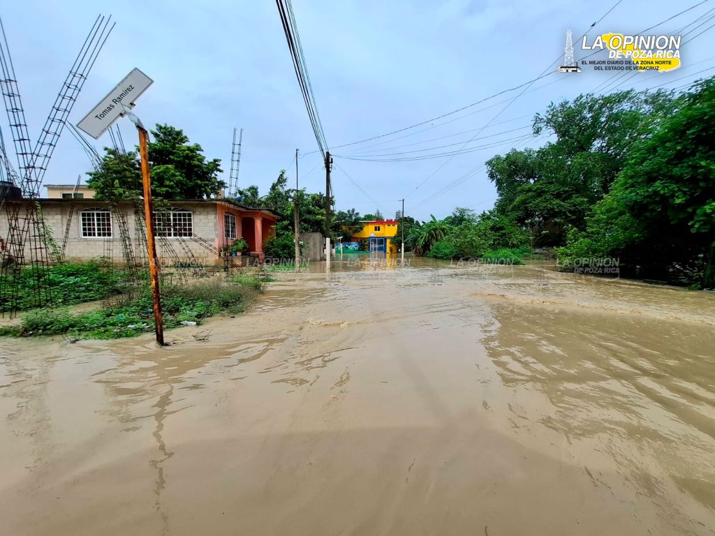 Colonias y ejidos, otra vez bajo el agua