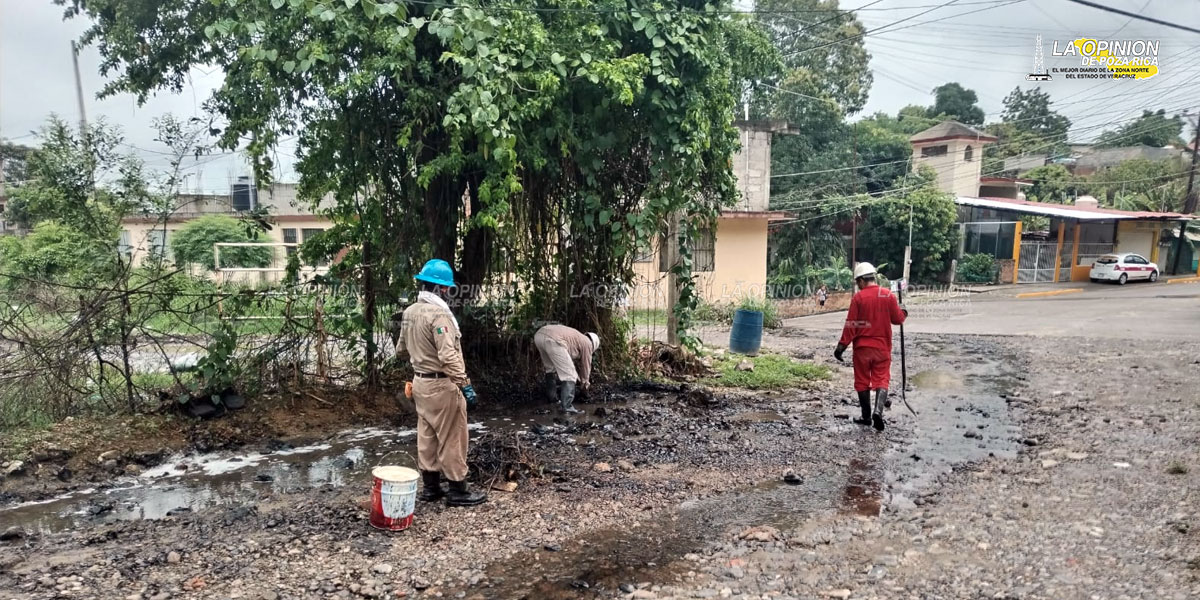 Provoca PEMEX daño ambiental por derrame de hidrocarburo