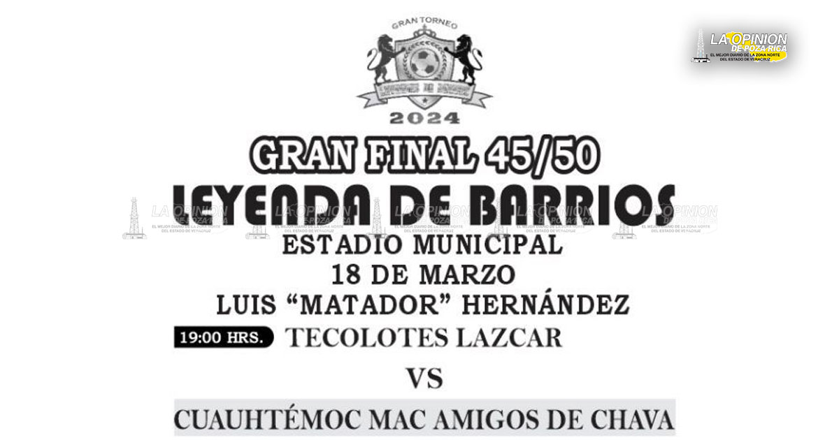 Recordando la final de Barrios de 1985, hoy en el Estadio 18 de Marzo