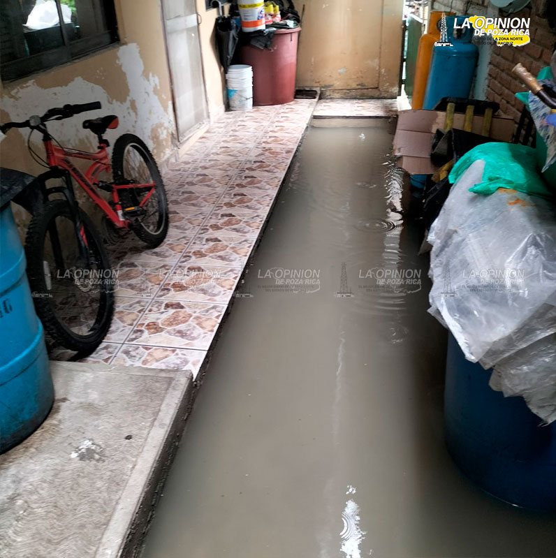 Se volvieron a inundar en La Huaca y PEMEX los ignora