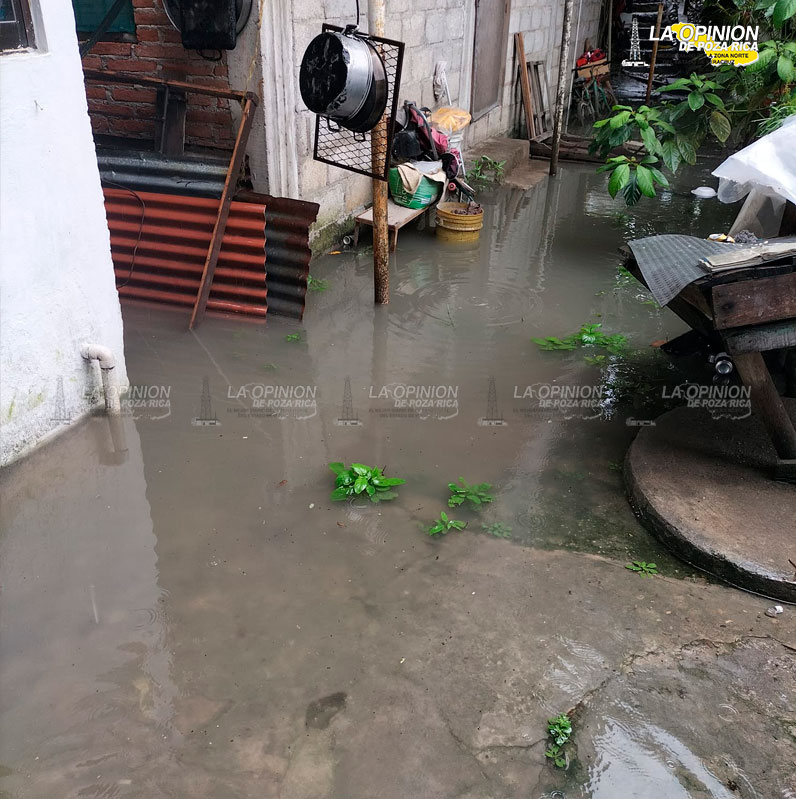 Se volvieron a inundar en La Huaca y PEMEX los ignora