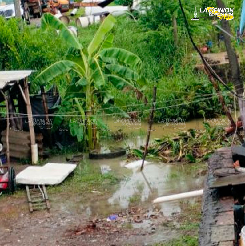 Se volvieron a inundar en La Huaca y PEMEX los ignora