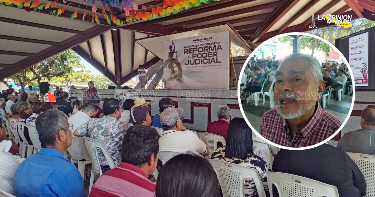 Realizan asambleas sobre la Reforma al Poder Judicial