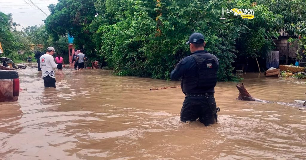 SSP emite comunicado por inundaciones en Poza Rica
