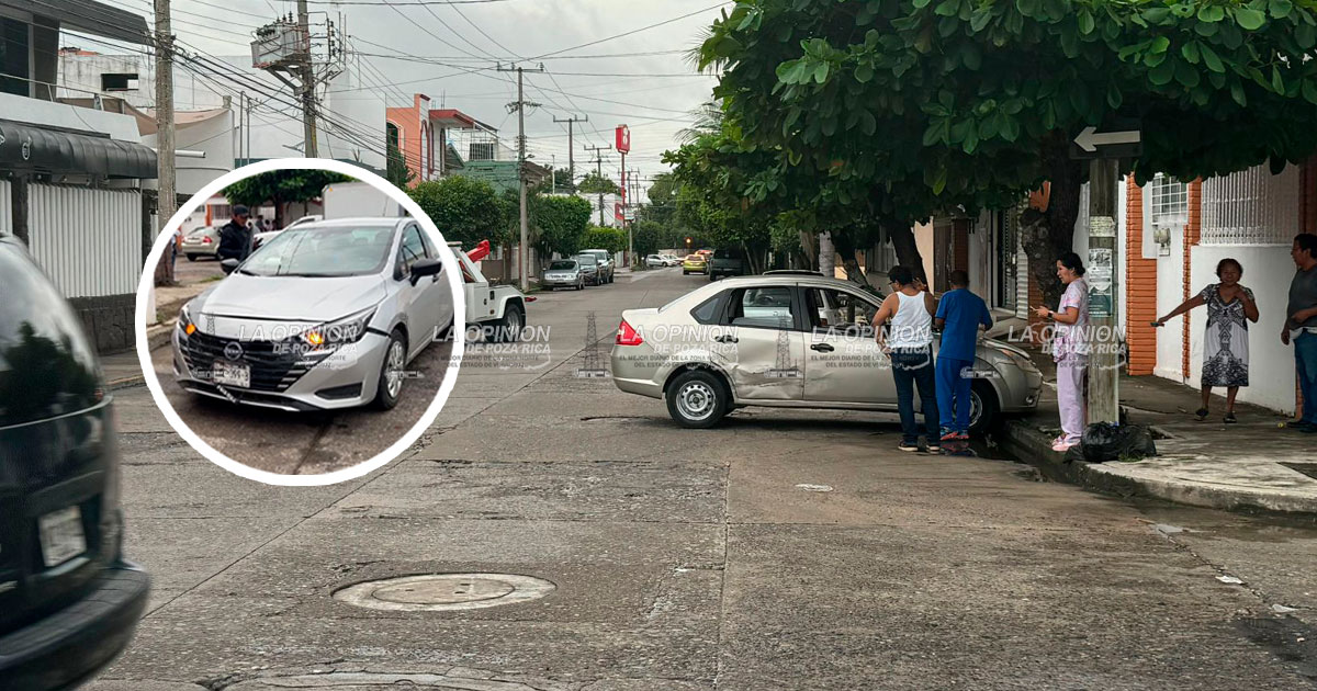 Sin lesionados en choque entre particulares en la Cazones
