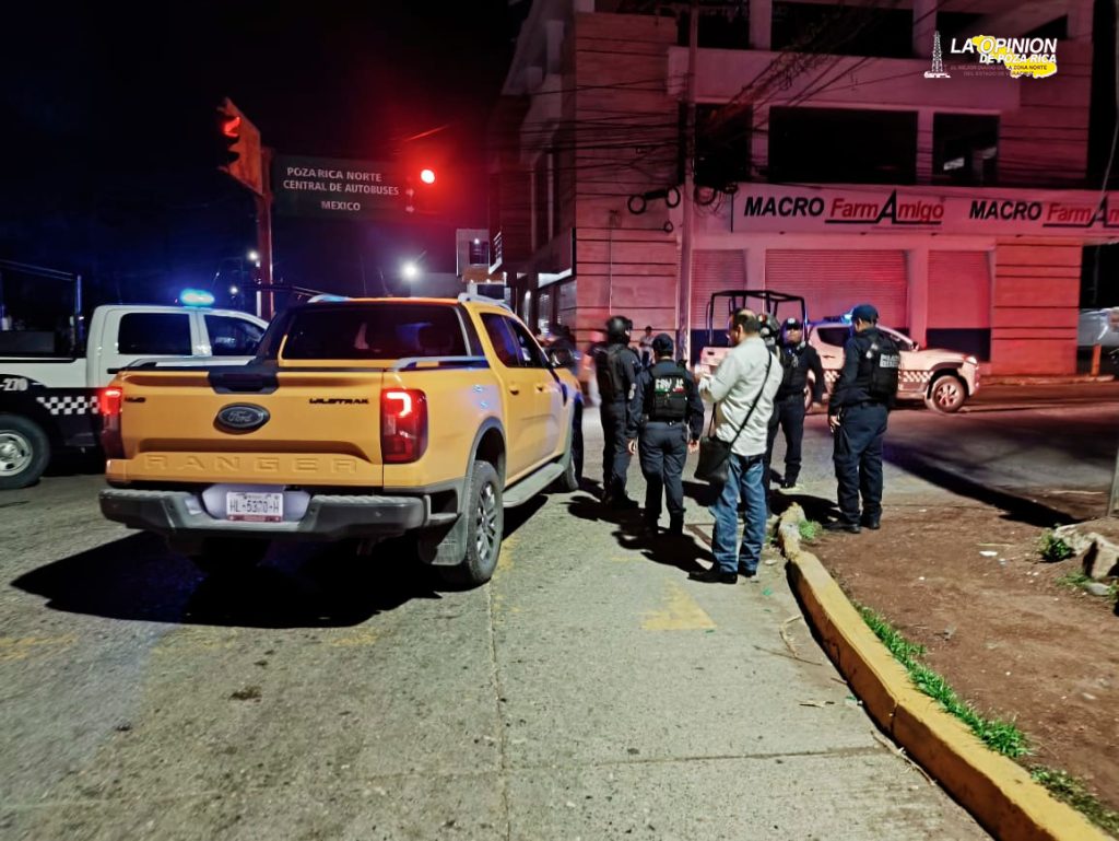 Agentes federales y estatales se jalonean en Poza Rica