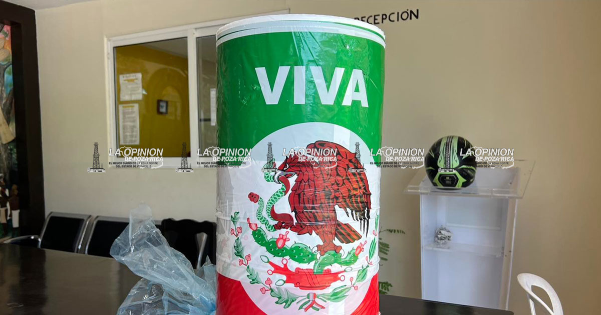 A decorar con motivos patrios