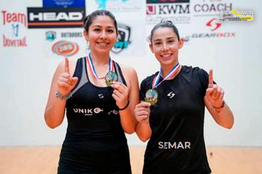 Mexico se Corona en dobles femenil del mundial de Ráquetbol