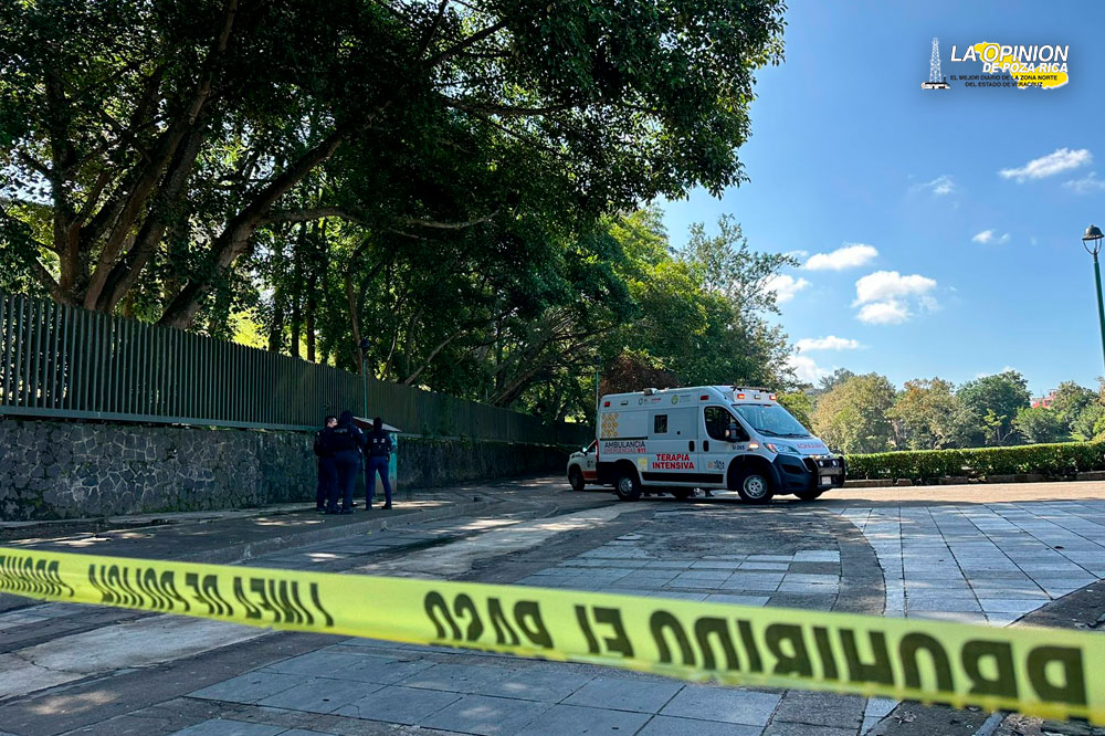 Encuentran cadáver en el paseo de Los Lagos de Xalapa