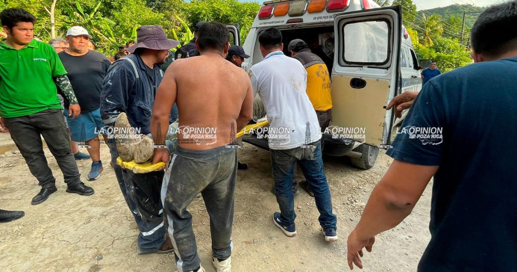 Tres albañiles quedaron enterrados en una zanja