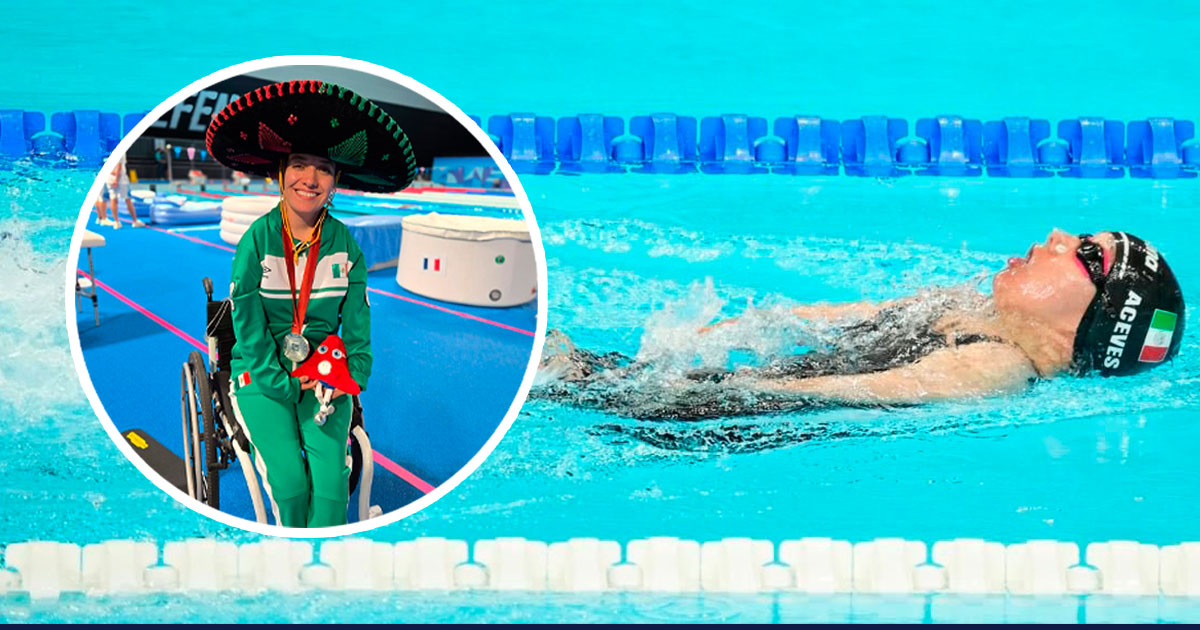 Haidee Viviana Aceves logra la plata en Natación