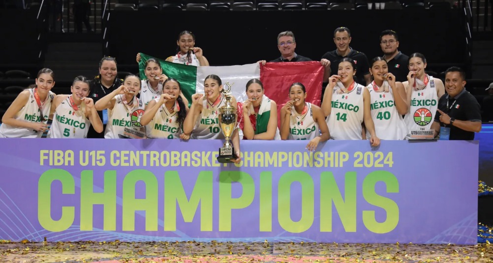 Tri Femenil Sub-15, Bicampeonas en Centrobasket