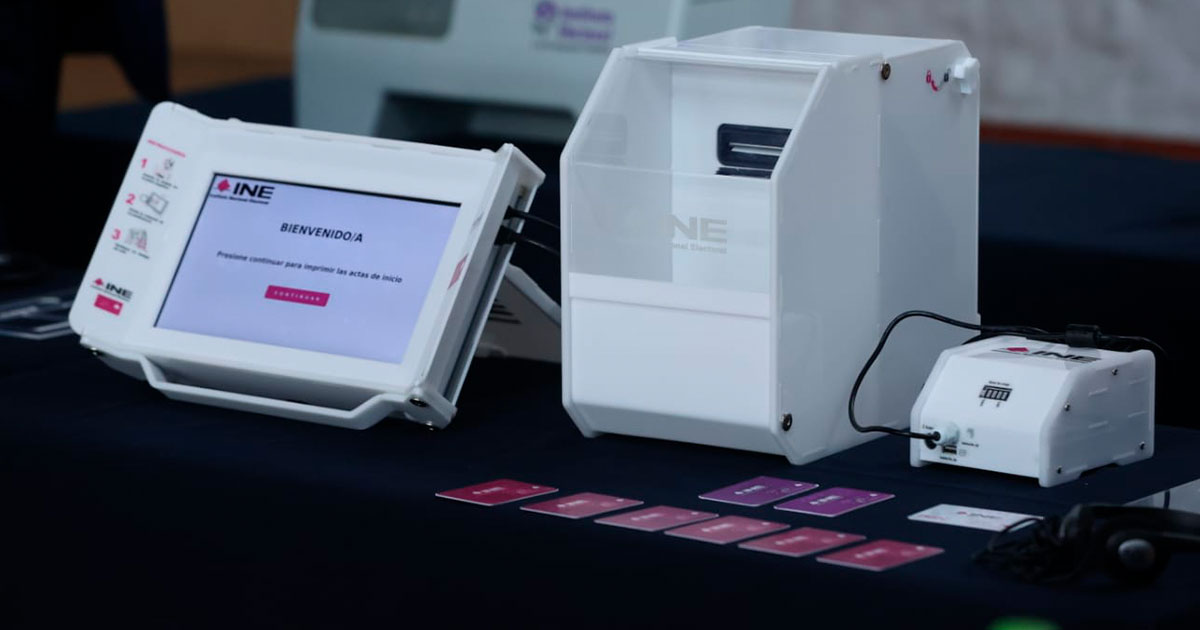 INE autoriza urnas electrónicas en las próximas elecciones
