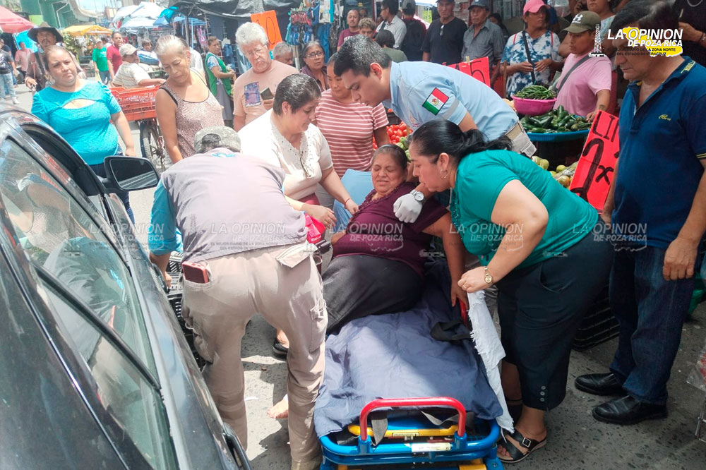 Ama de casa atropellada en pleno centro de la ciudad
