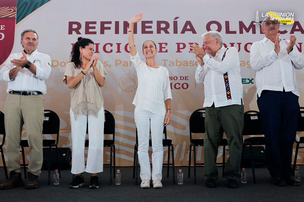 ¡Arranca refinería!