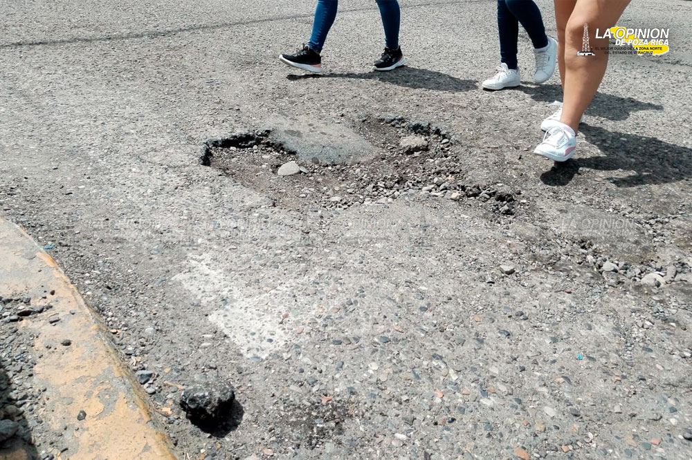 A propósito del Día del Peatón, los baches se incrementan