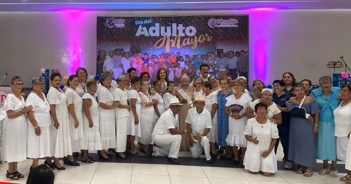 Gran festejo para adultos mayores