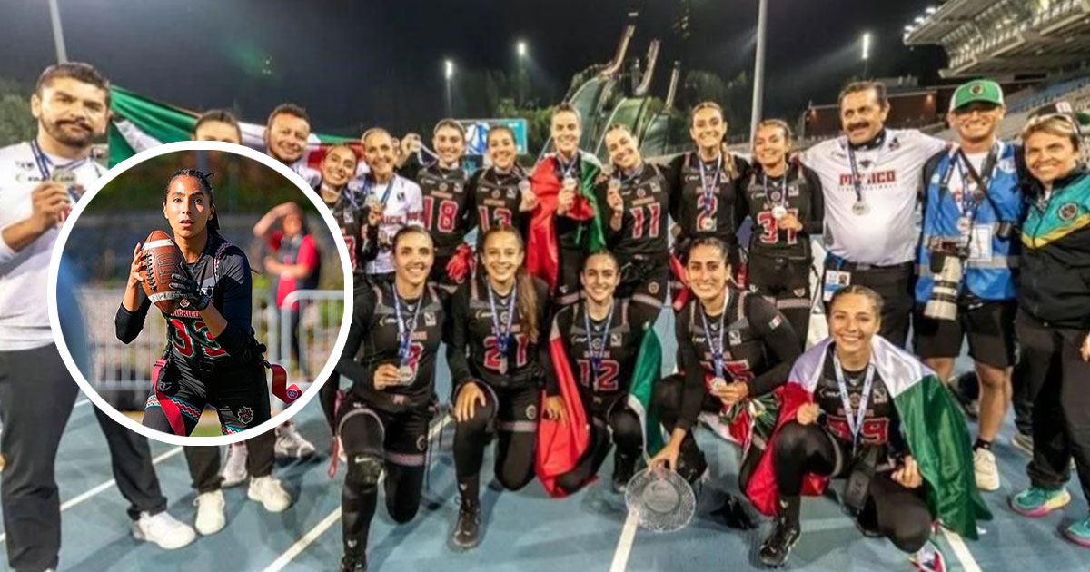 Tri femenil se queda con la medalla de plata en el mundial de flag football