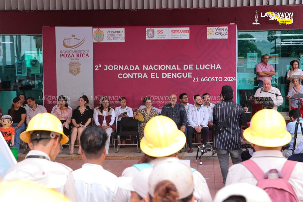 Banderazo a la jornada nacional contra dengue