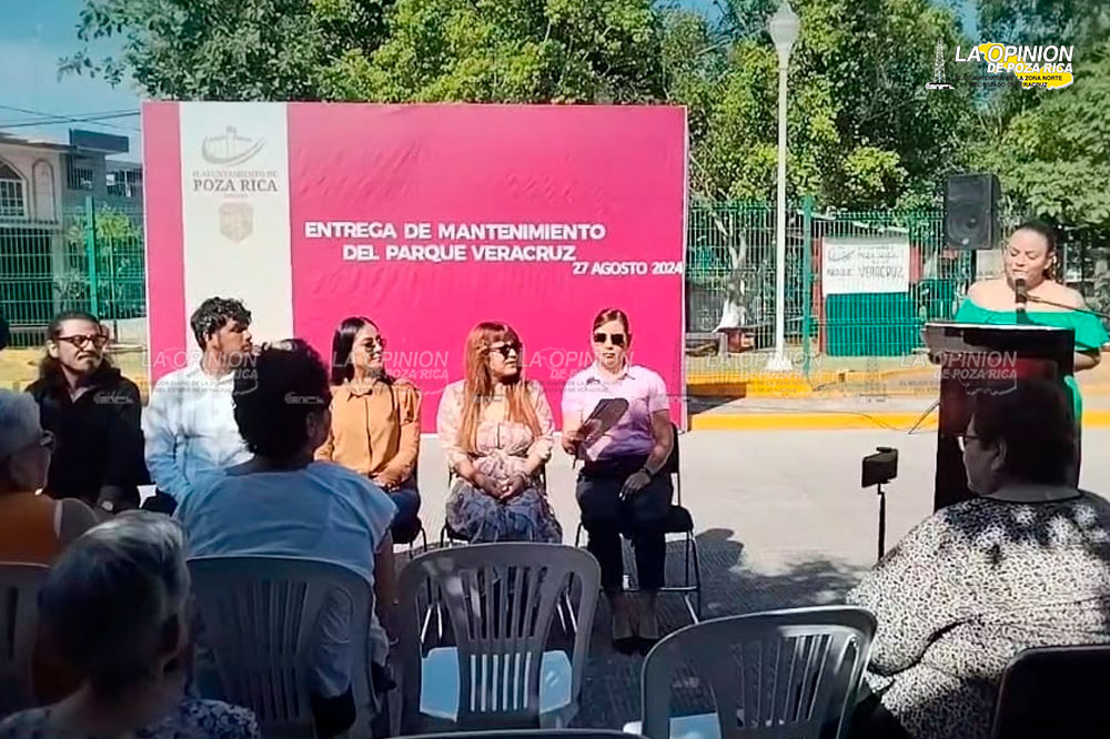 Recuperan espacios públicos para las familias pozarricenses