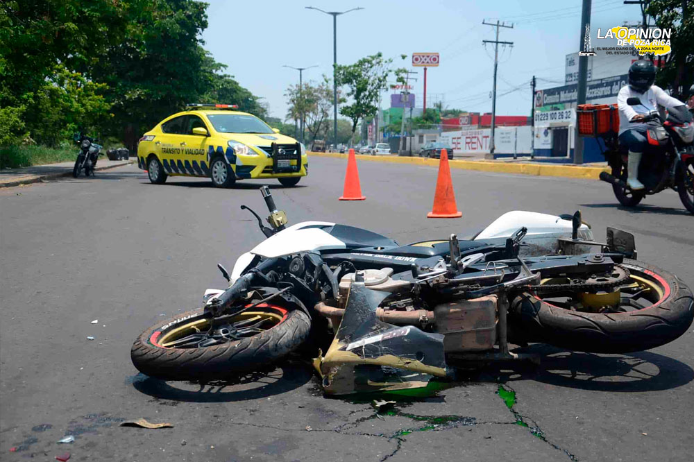 Bomberos de Boca del Río registra más de siete accidentes de moto al día