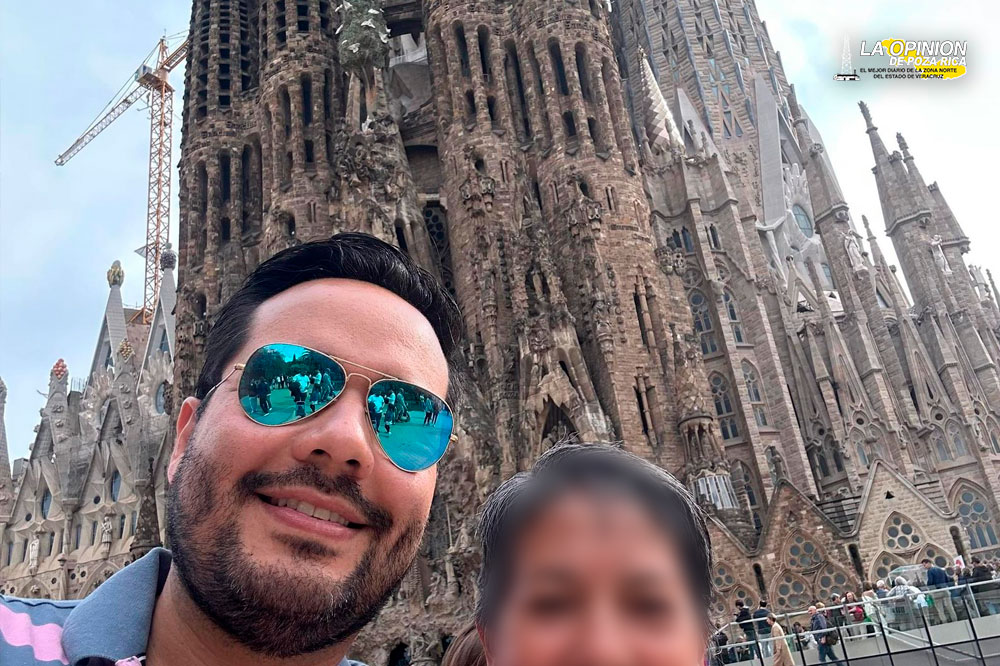 Secretario de administración, presume sus viajes a Europa