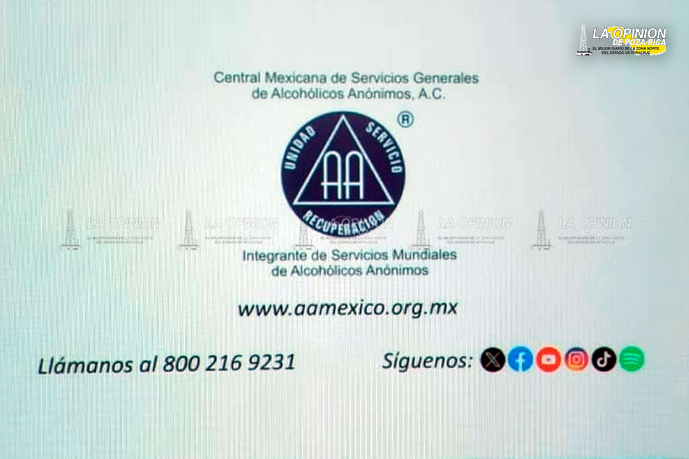 Celebra AA Distrito 3 Poza Rica 46 años de salvando vidas