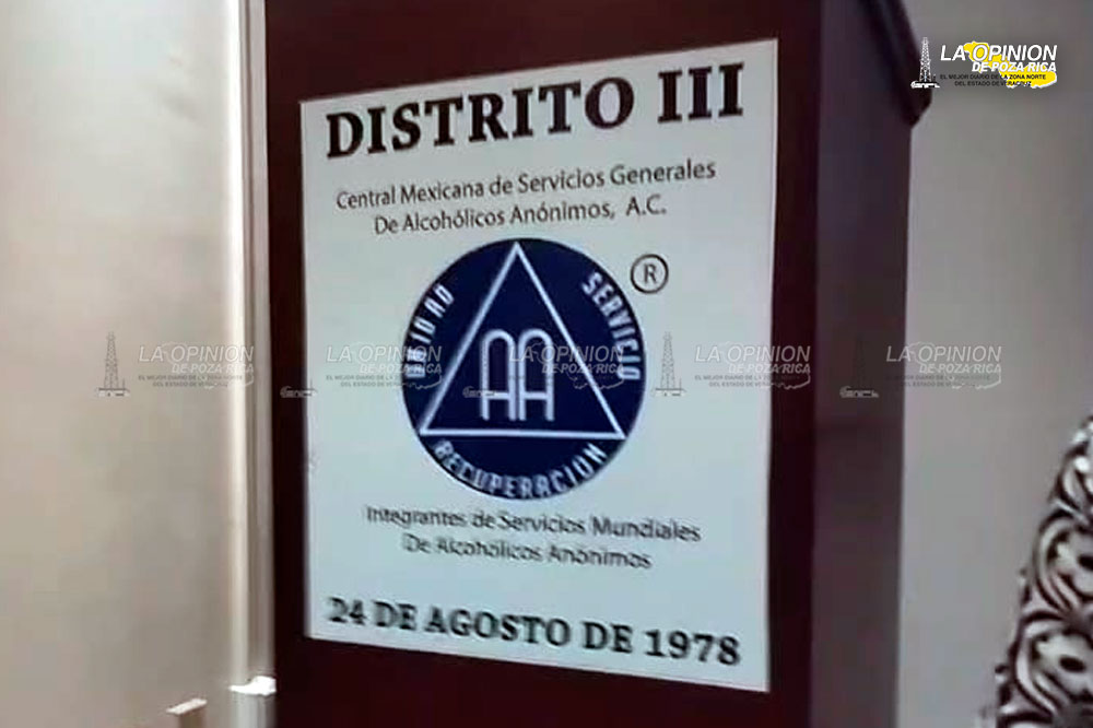 Celebra AA Distrito 3 Poza Rica 46 años de salvando vidas