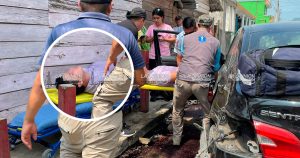 Brutal choque en el crucero de la Camacho