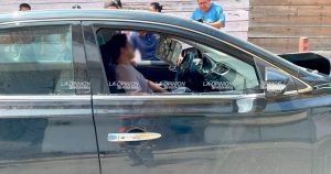 Brutal choque en el crucero de la Camacho