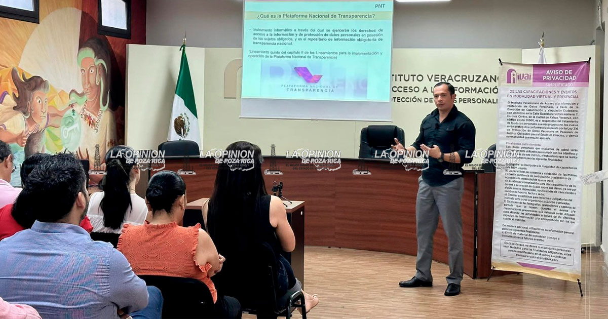 IVAI capacita a ciudadanos sobre el Portal Nacional de Transparencia