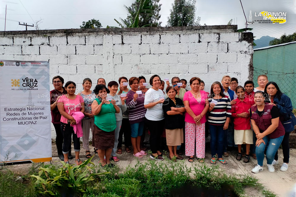 Otorga CEPREVIDE más de dos mil credenciales a mujeres integrantes de Redes MUCPAZ