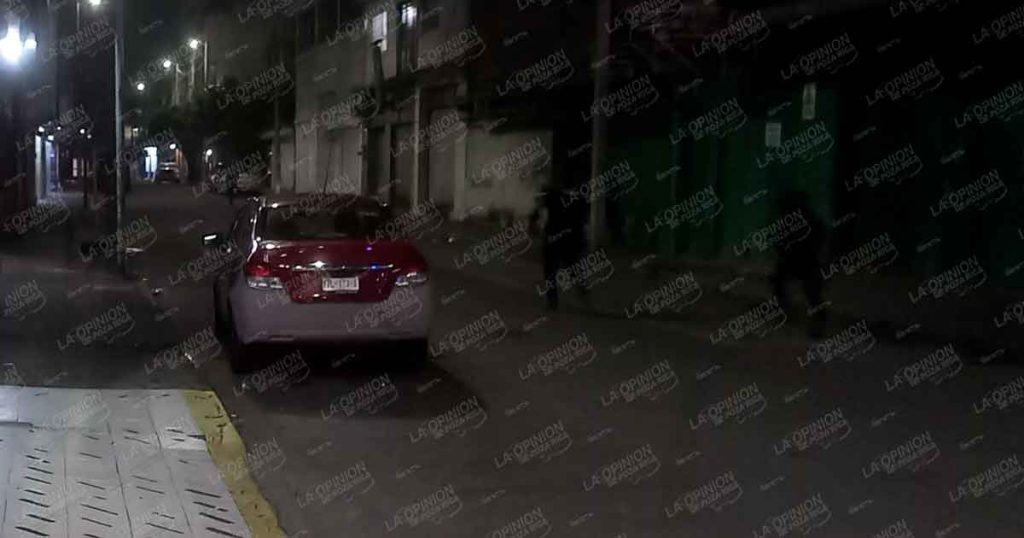 Persecución y aseguramiento en la calle Constitución