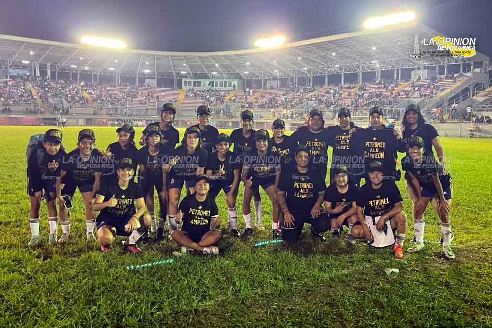 Petromex ALS campeón defensor de la categoría femenil de Barrios se apunta para refrendar título