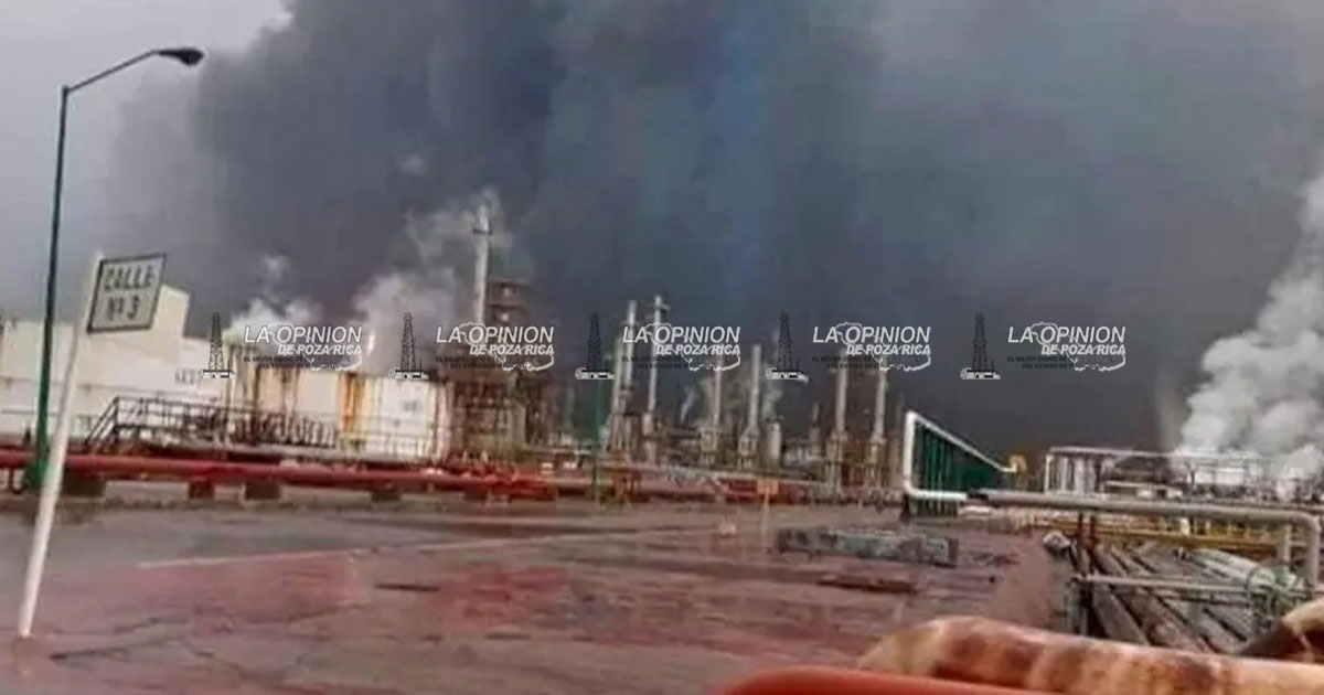Incendio en Refinería de Salina Cruz