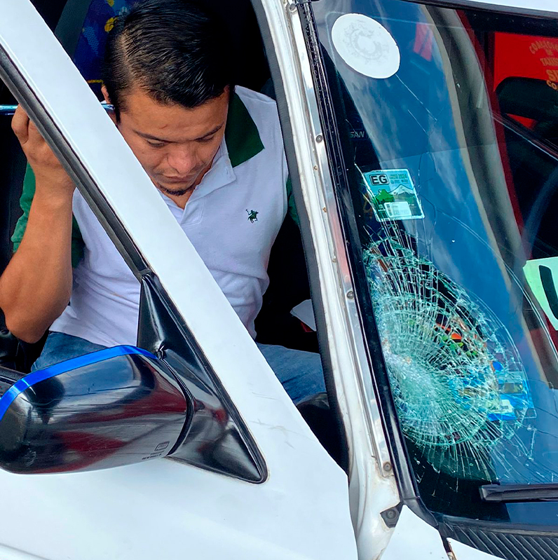 Atropellado por taxi en pleno centro